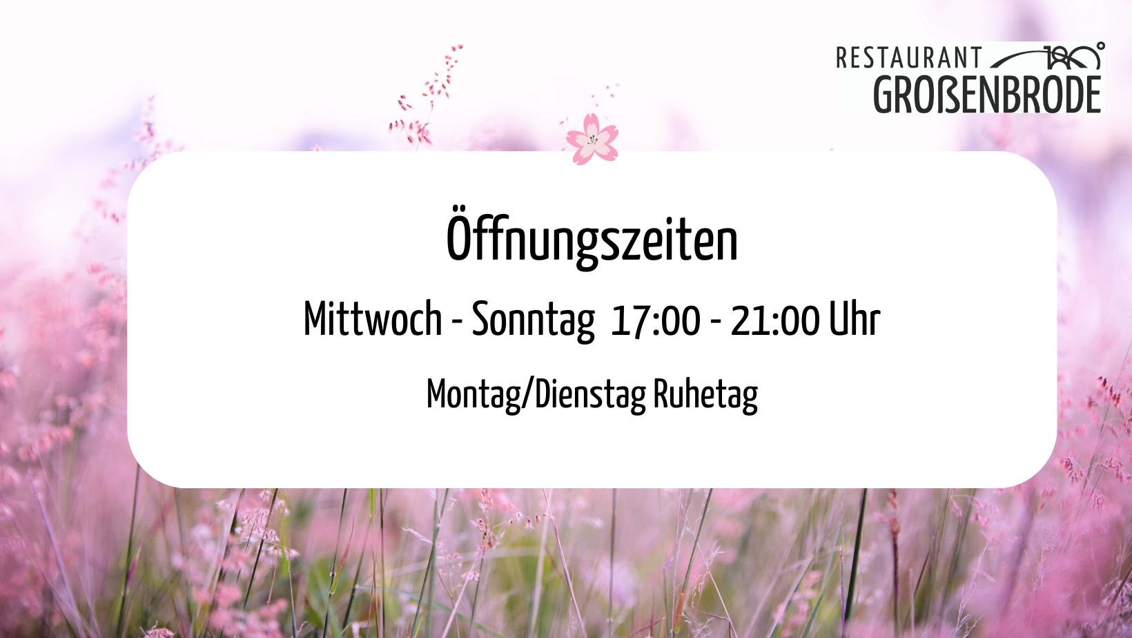 ÖffnungSchluss Öffnungszeiten